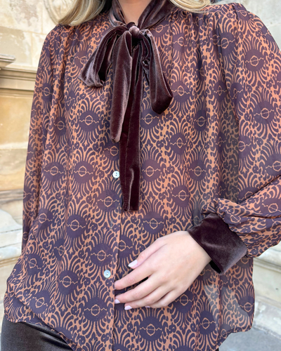 Blusa Lisboa marrón