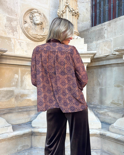 Blusa Lisboa marrón