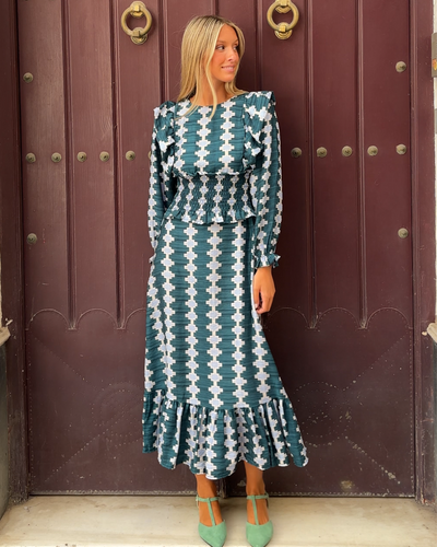 Vestido Covadonga azul