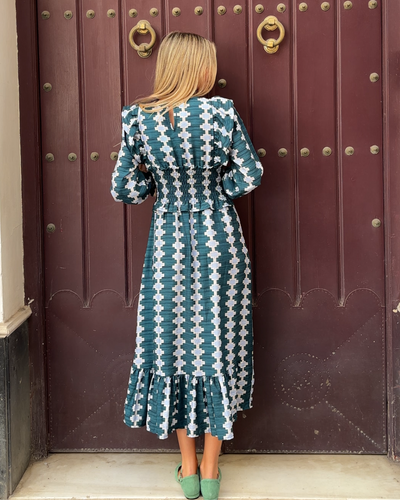 Vestido Covadonga azul