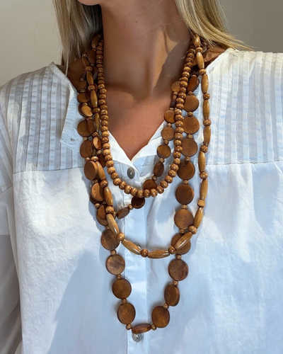Collar Corvera marrón