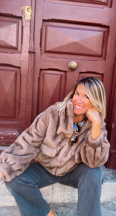 Chaqueta Gales taupe