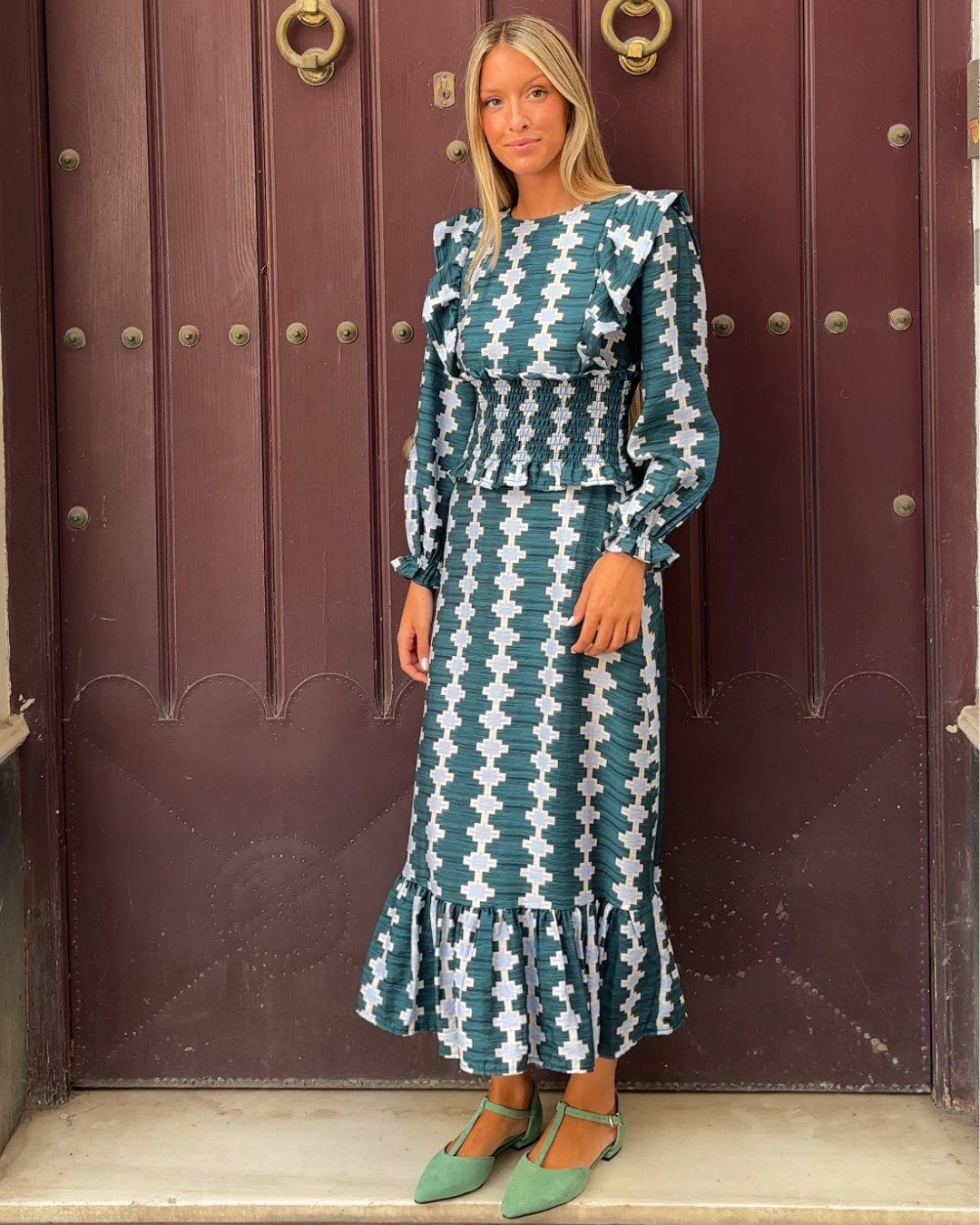 Vestido Covadonga azul