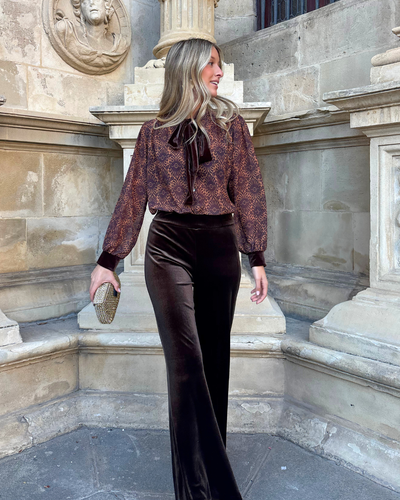 Blusa Lisboa marrón