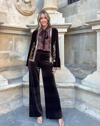 Blusa Lisboa marrón