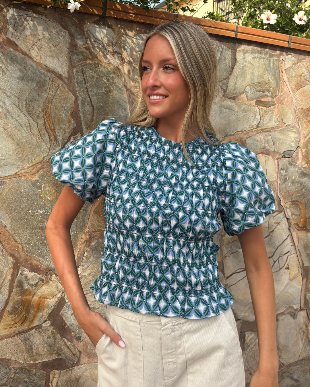 Camisa Potes azul