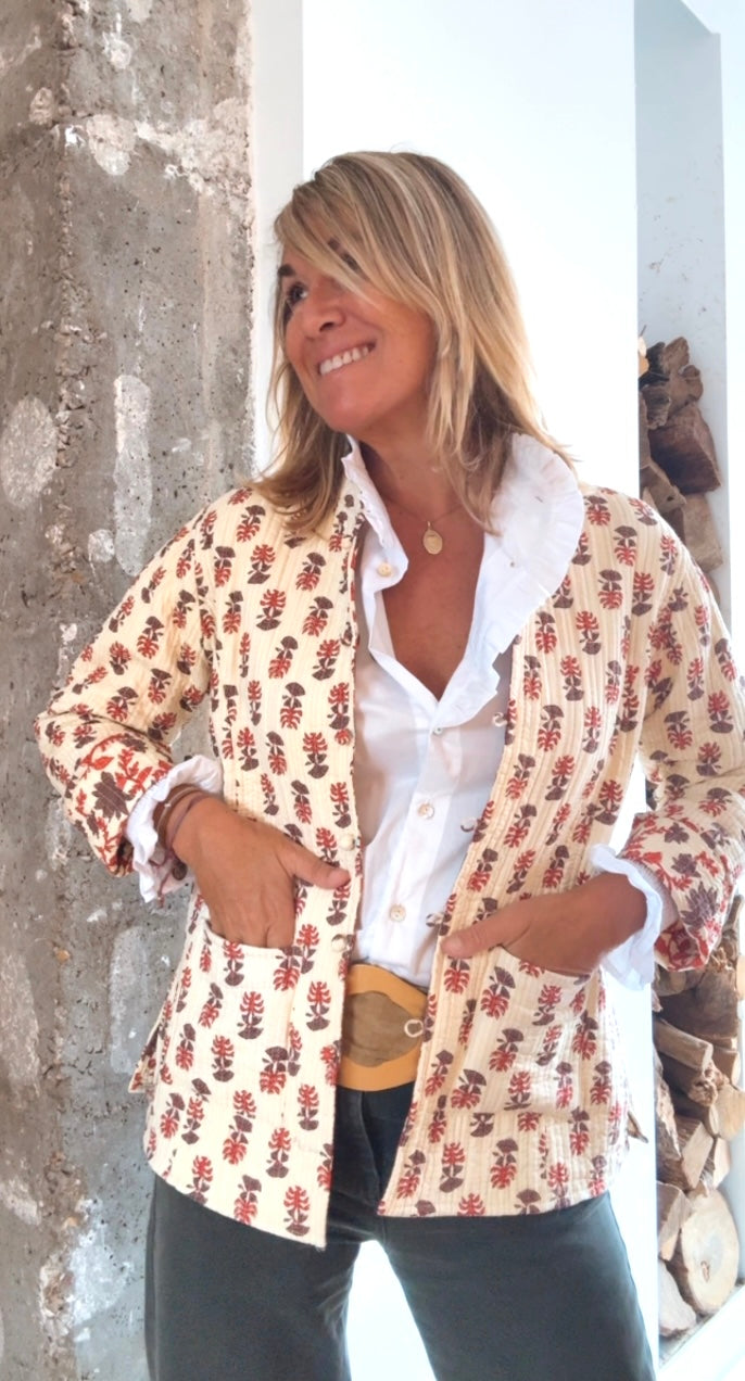 Chaqueta Coimbra beige