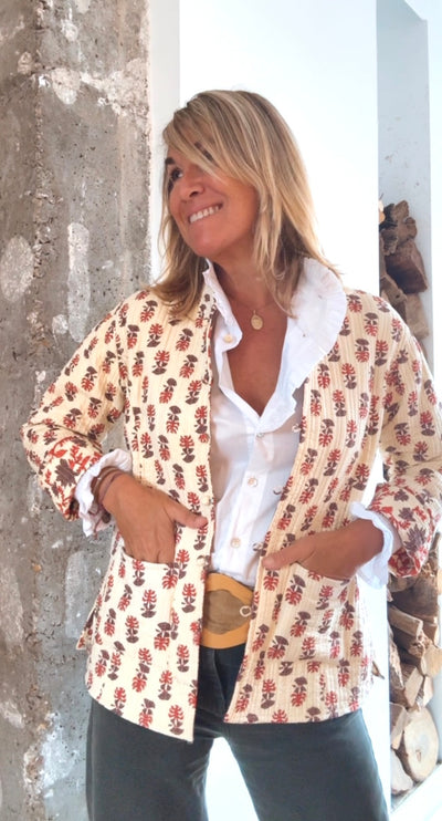 Chaqueta Coimbra beige