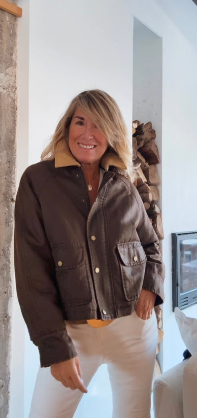 Chaqueta Quirós chocolate