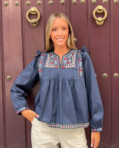 Blusa Castropol Marino
