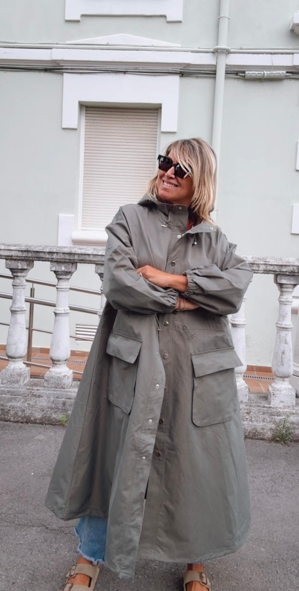 Gabardina Cudillero verde