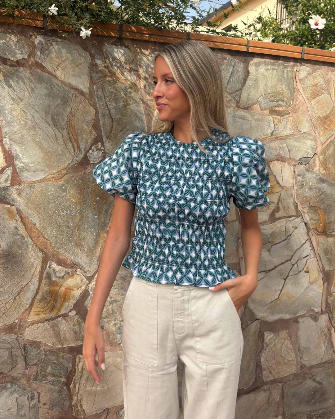 Camisa Potes azul