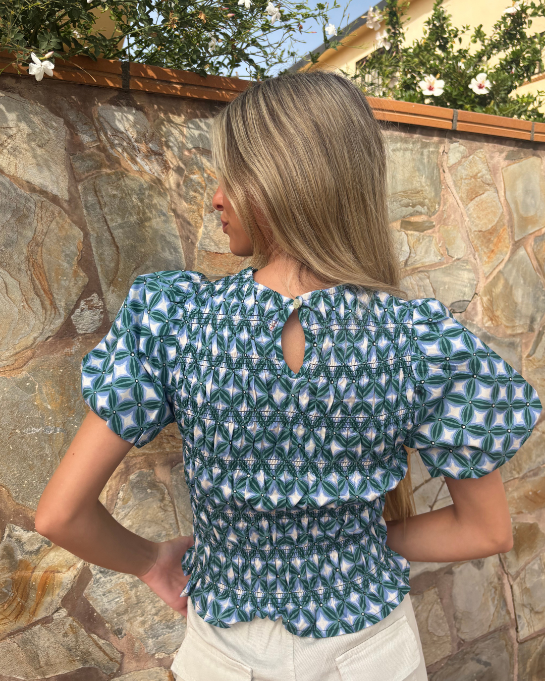 Camisa Potes azul