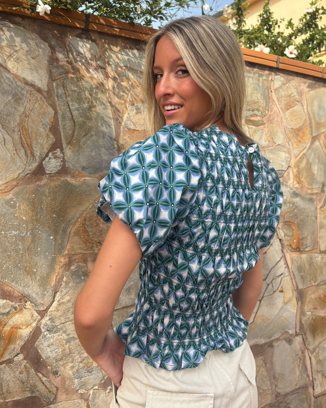 Camisa Potes azul