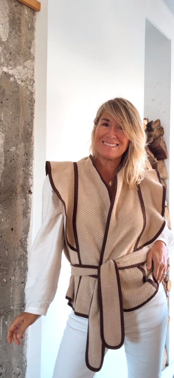 Chaleco Oviedo beige