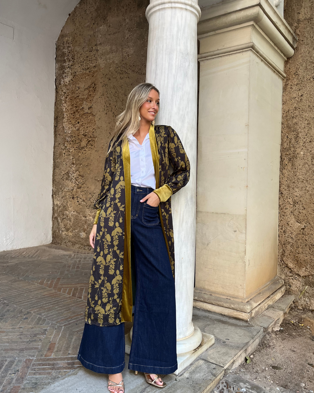 Kimono Calais Verde