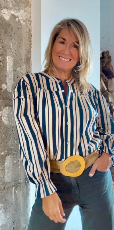 Blusa Aquitania marino