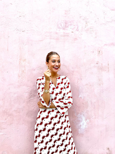 Vestido Kenia rojo