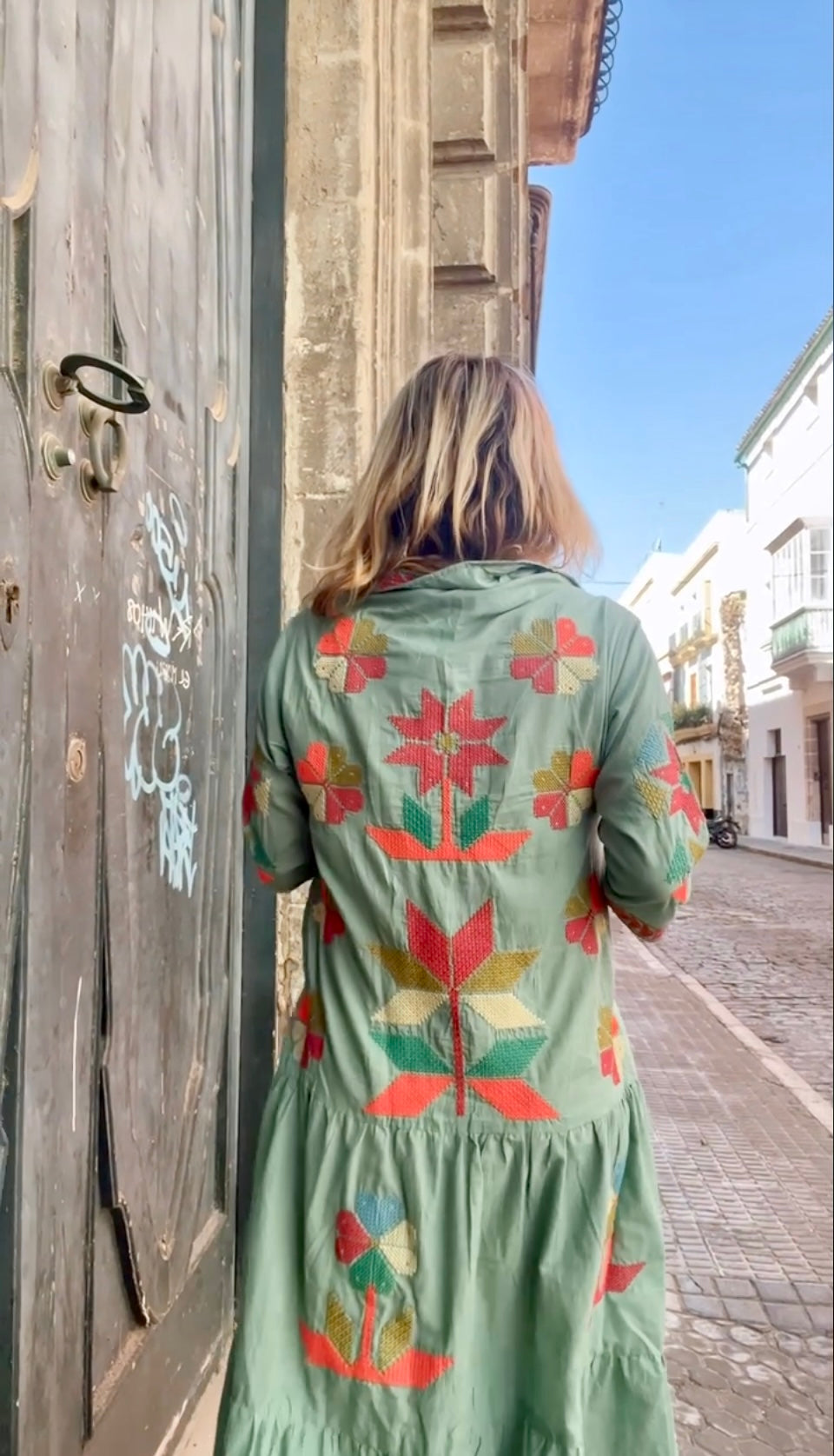 Vestido Triana  verde