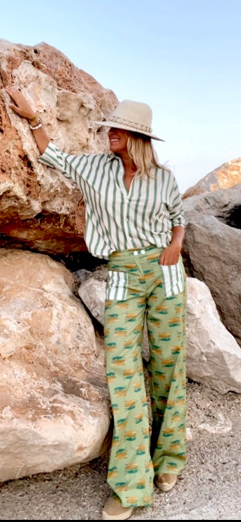 Pantalón Formentera verde