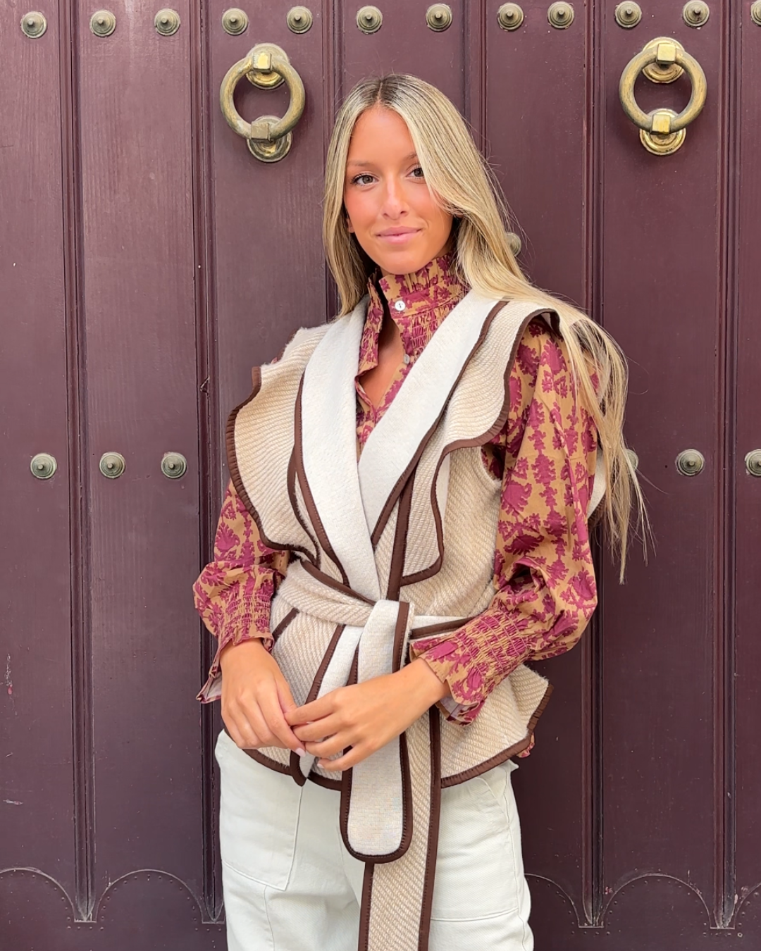 Chaleco Oviedo beige