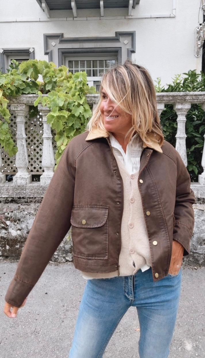 Chaqueta Quirós chocolate