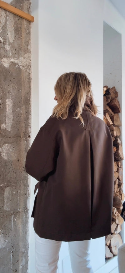 Chaqueta Piloña chocolate