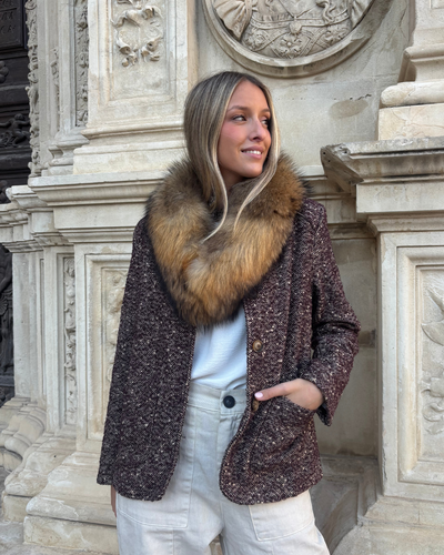 Chaqueta Lituania burdeos