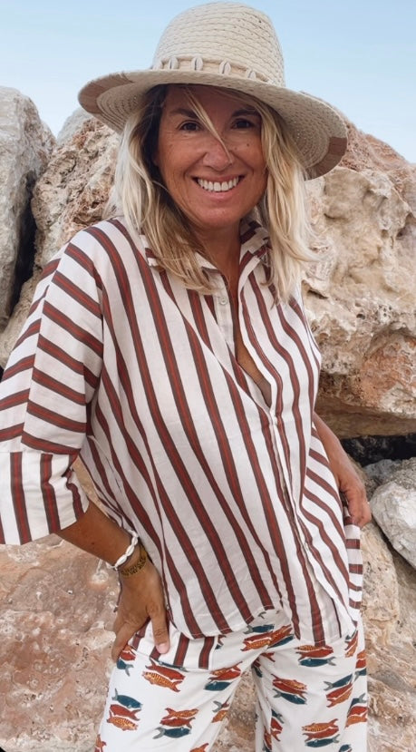 Camisa Petra marrón