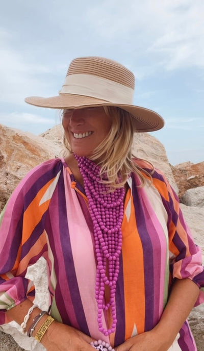 Collar Jirafa Fucsia