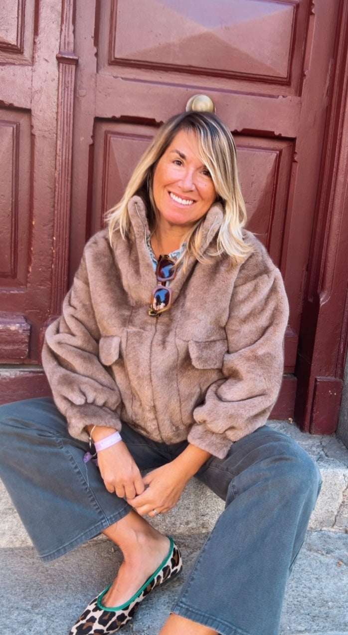 Chaqueta Gales taupe