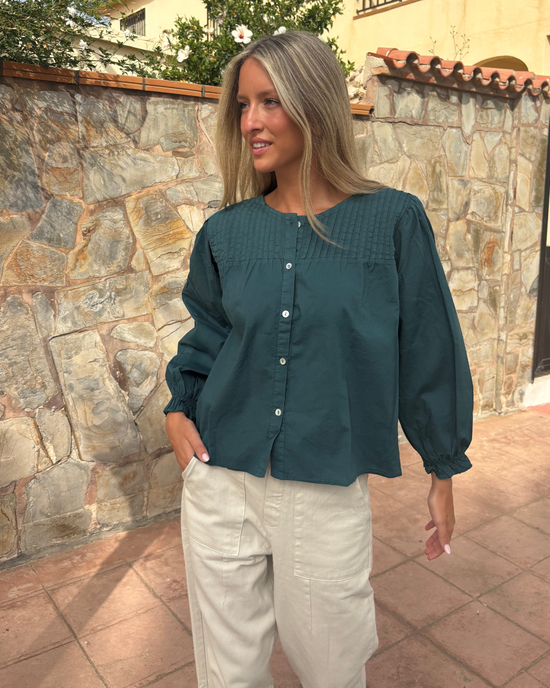 Camisa Mogrovejo azul