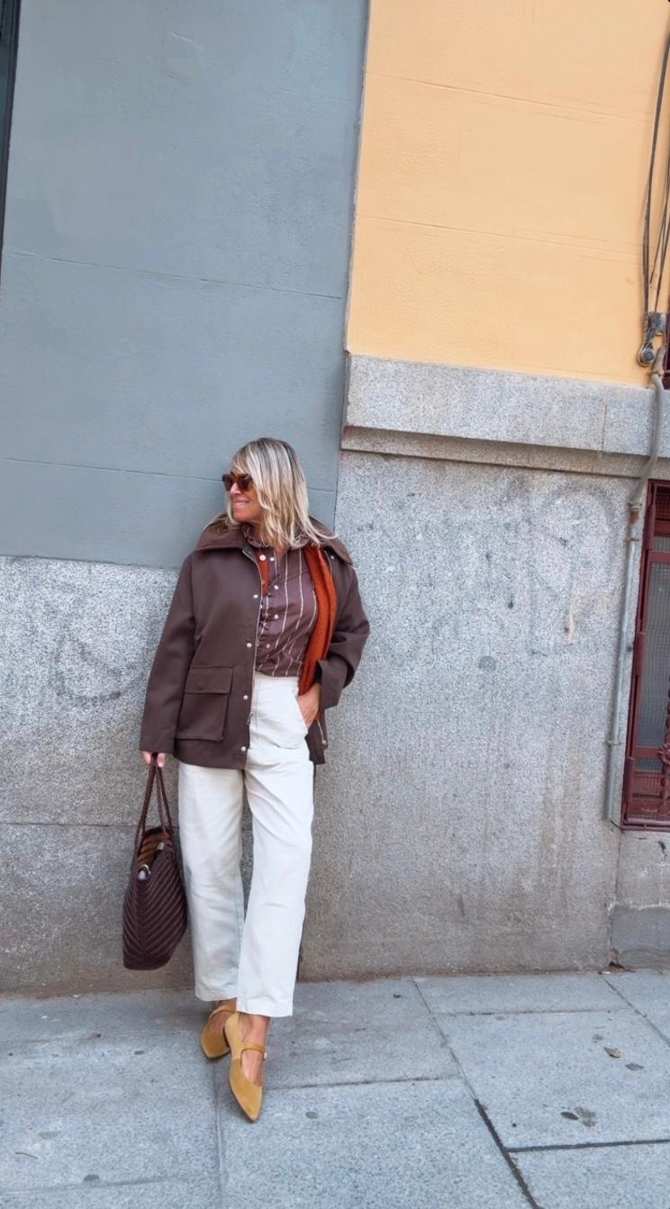 Chaqueta Piloña chocolate