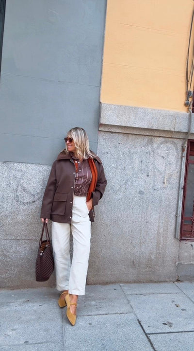 Chaqueta Piloña chocolate