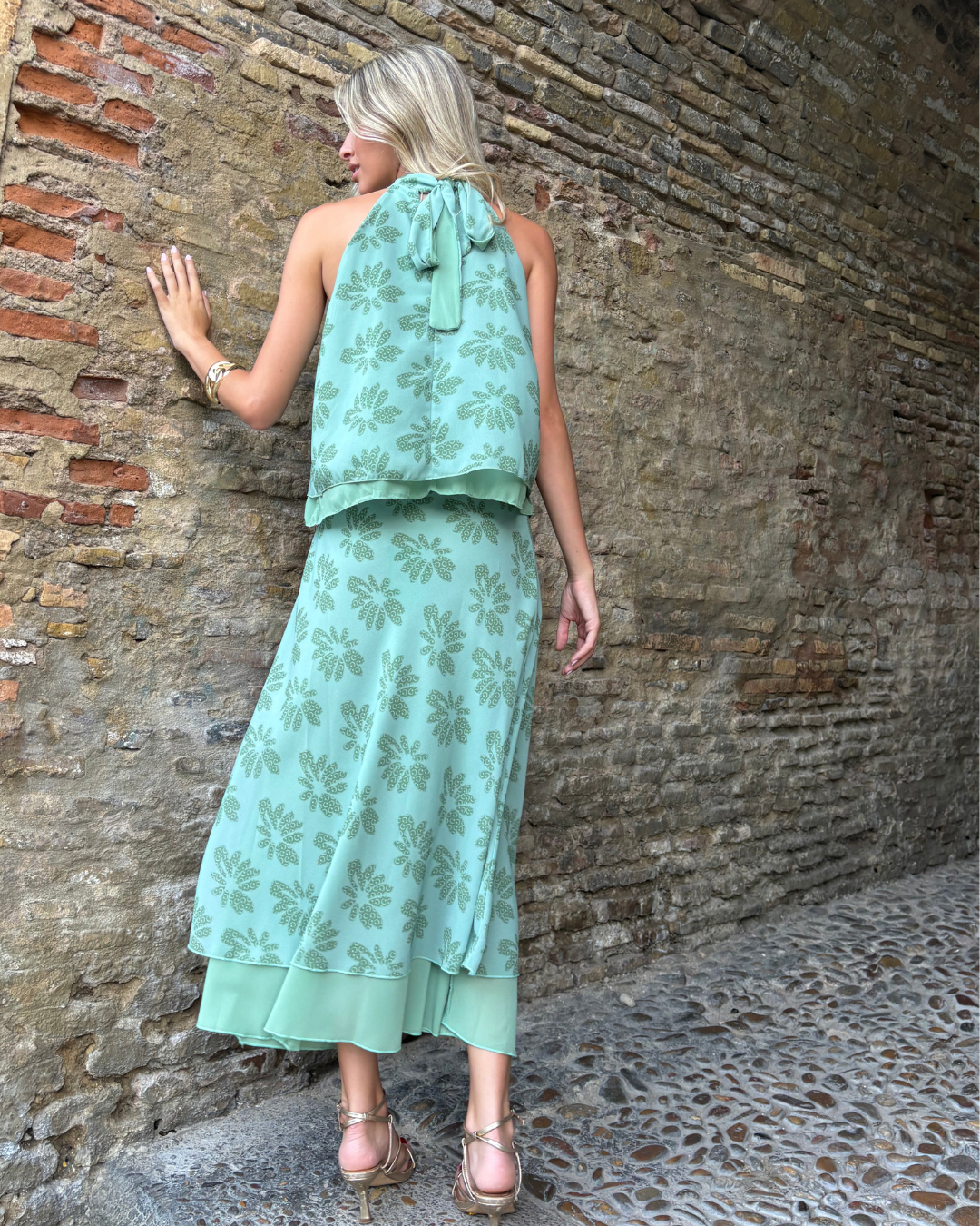 Falda Javea verde