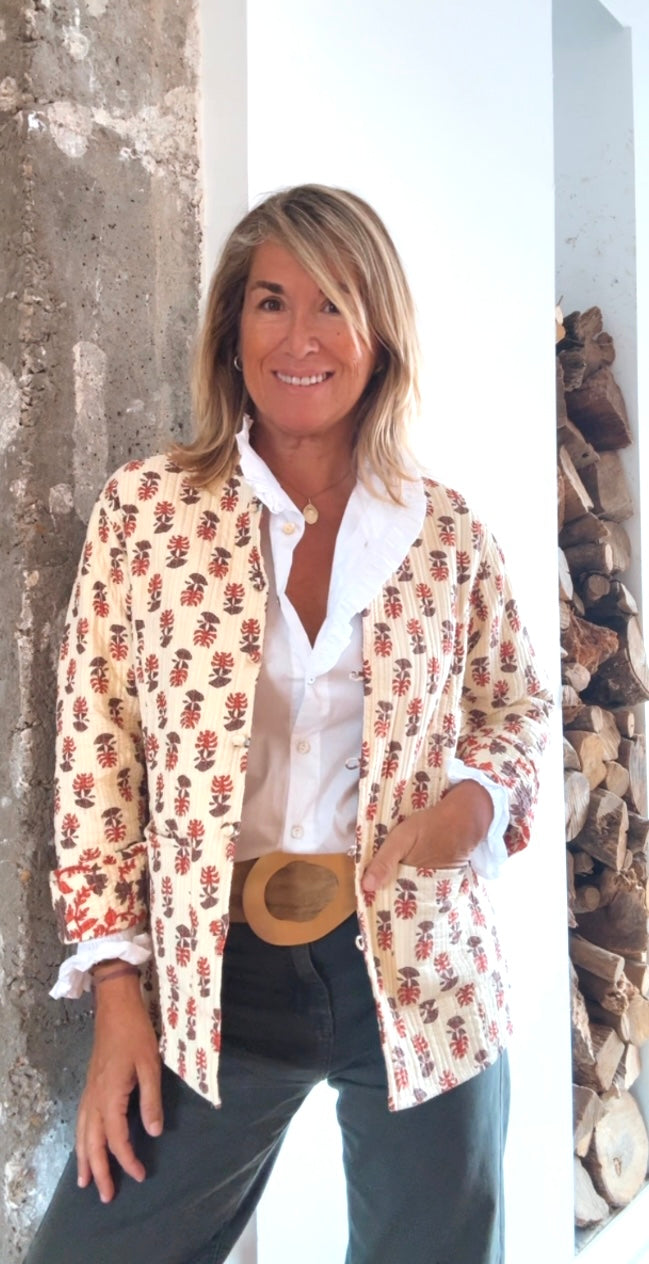 Chaqueta Coimbra beige