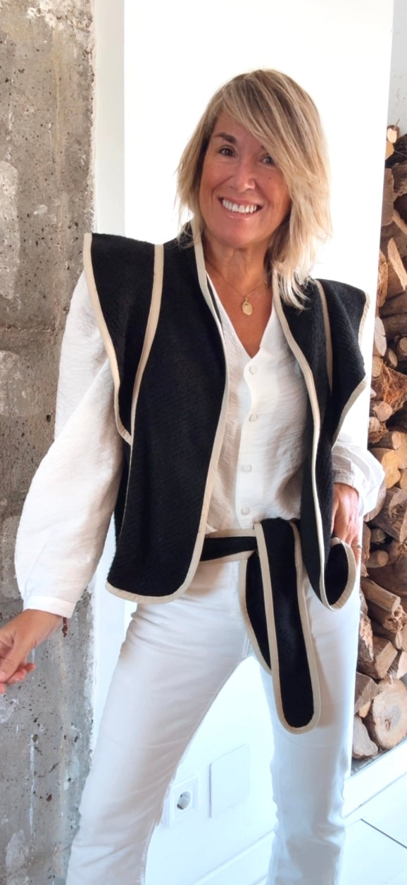 Chaleco Oviedo negro