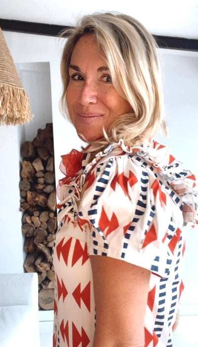 Vestido hamptons marino