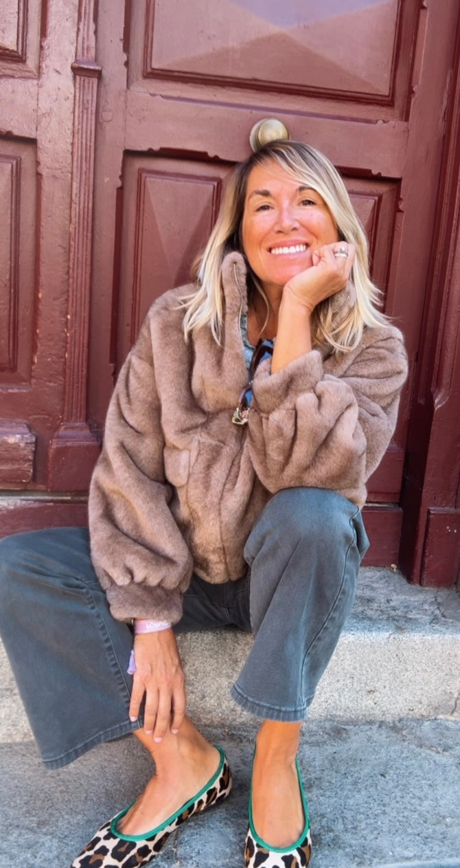 Chaqueta Gales taupe