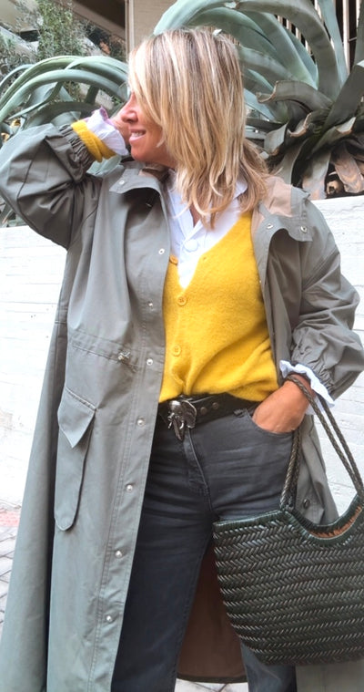 Gabardina Cudillero verde
