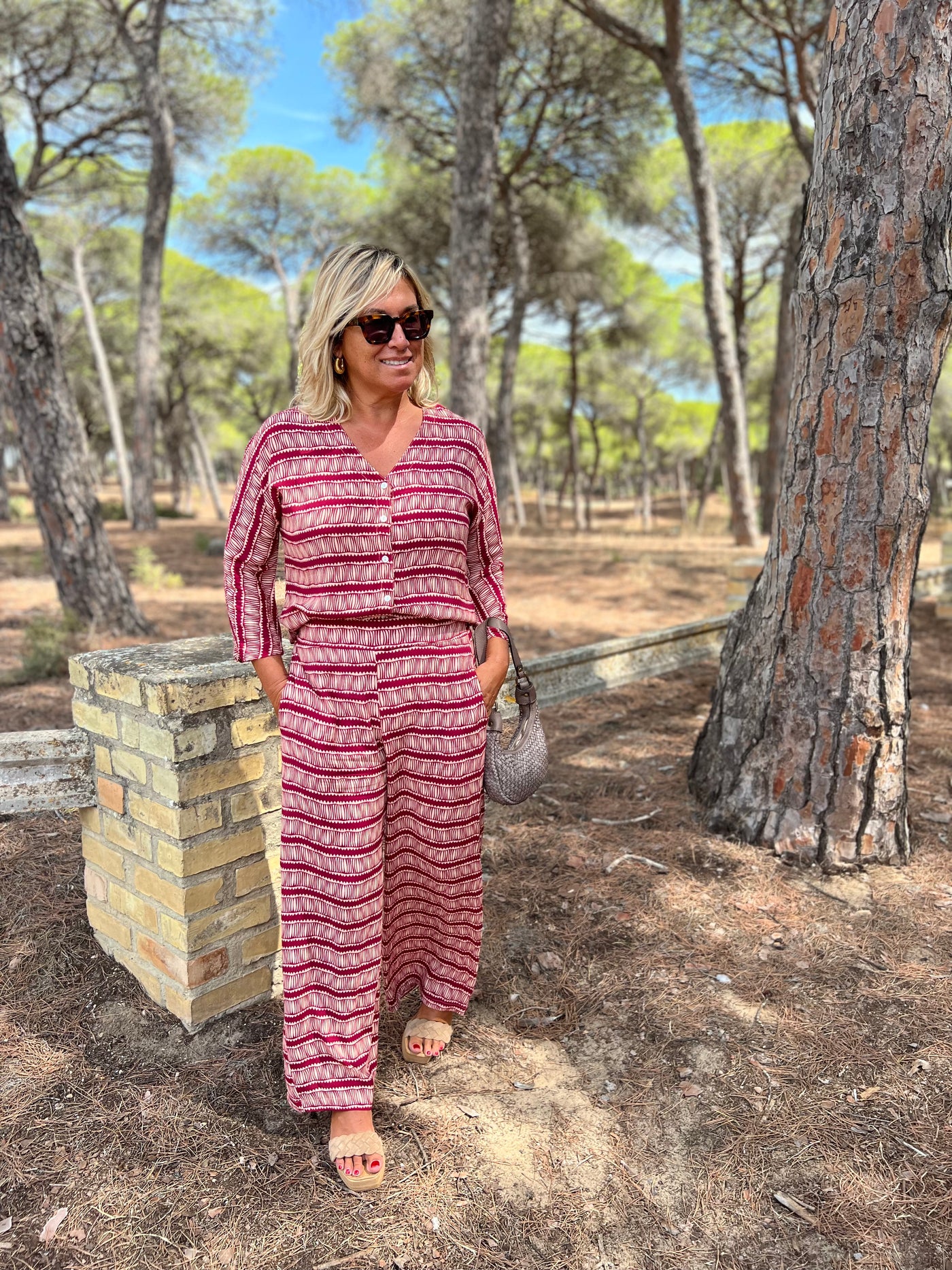 Blusa Valeria Cherry