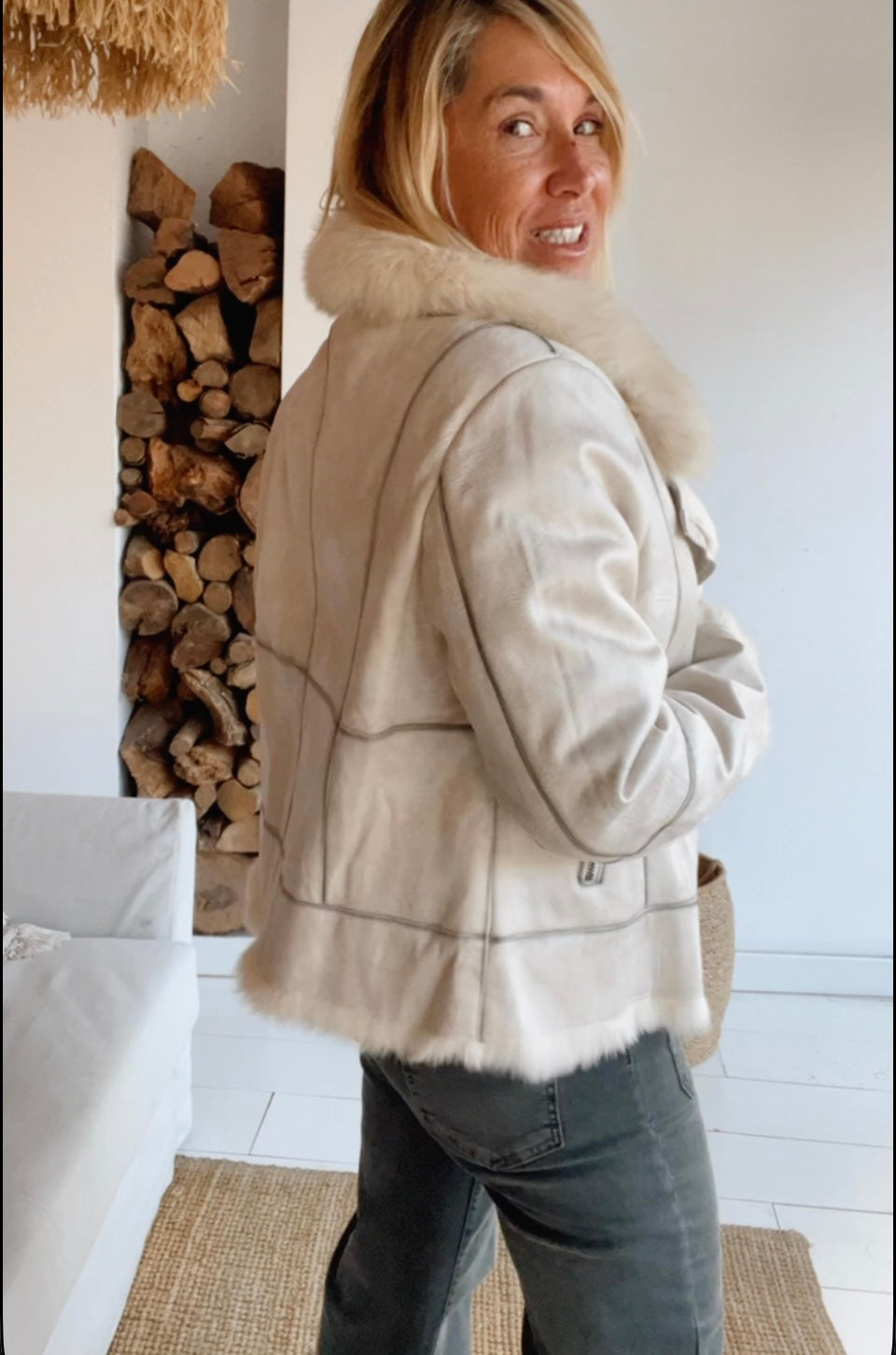 Chaqueta Chicago beige