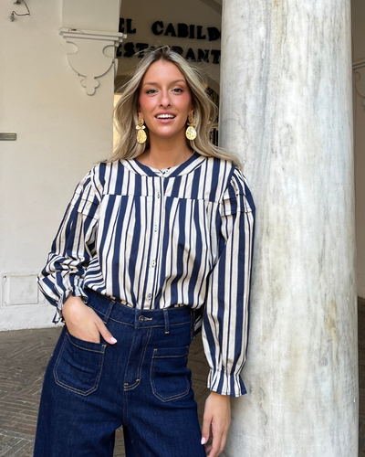 Blusa Aquitania marino