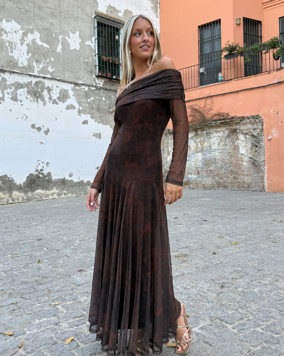 Vestido Burdeos