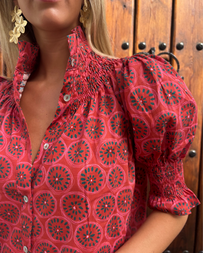 Vestido Comillas rojo
