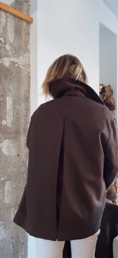 Chaqueta Piloña chocolate