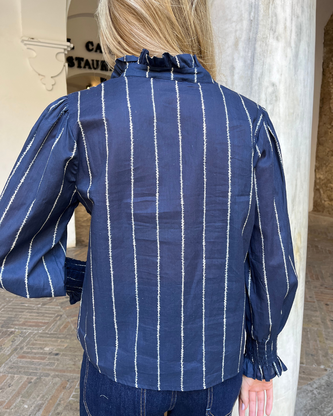 Blusa Montpellier marino