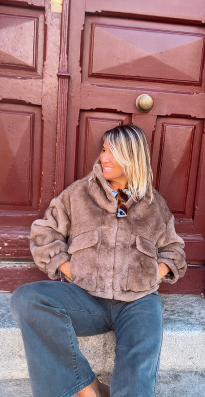 Chaqueta Gales taupe