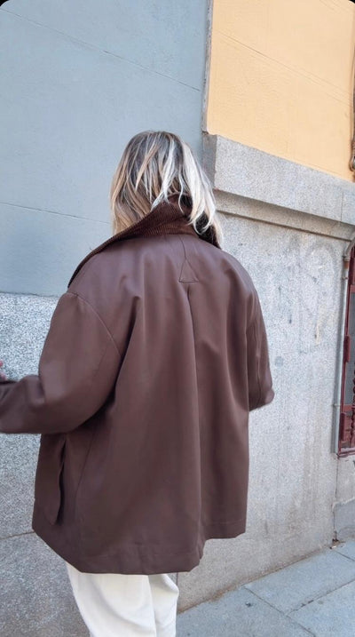 Chaqueta Piloña chocolate