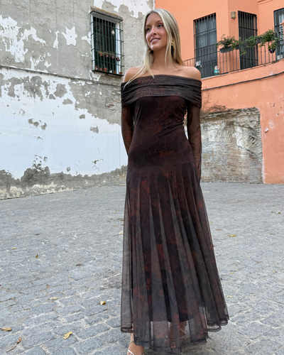 Vestido Burdeos